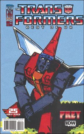 Transformers: Best of UK: Prey issue 5-B Retro 1:10 Cover