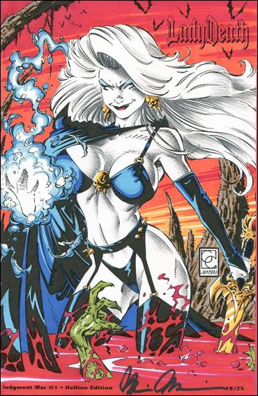 Lady Death: Judgement War issue 1-DT Hellion Edition 1/25