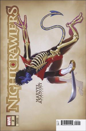 Nightcrawlers issue 2-B Jonah Lobe Marvel Anatomy Cover
