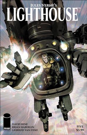 Jules Verne's Lighthouse issue 5-B Mech Suit Cover