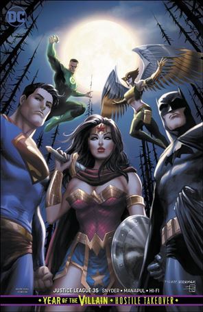 Justice League (2018) issue 35-B Tyler Kirkham Cover