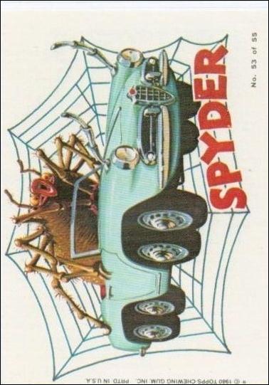 Weird Wheels (Base Set) card 53 Spyder