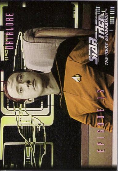 Star Trek: The Next Generation - The Episode Collection Season One (Base Set) card 46 Datalore, Episode 13A