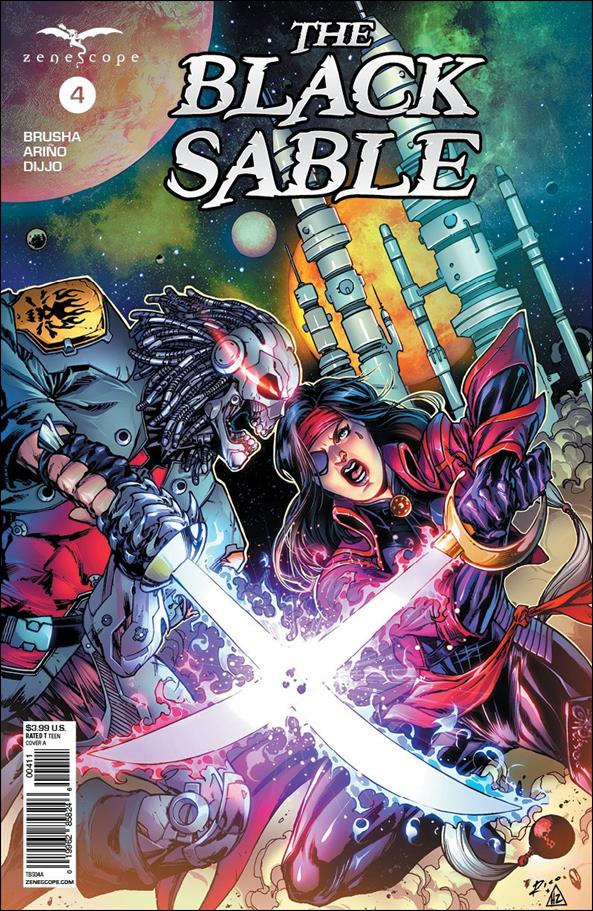 Black Sable issue 4 Ian Richardson Cover