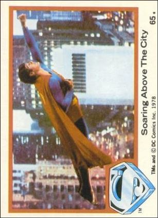 Superman (Movie) Series 1 (Base Set) card 65 Soaring Above The City