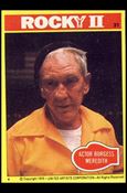 Rocky II (Base Set) card 31 Actor Burgess Meredith