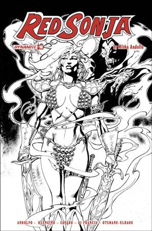 Red Sonja (2021) issue 10-I Roberto Castro 1:7 Black & White Cover