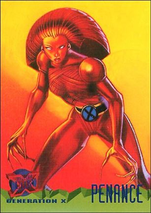 1995 Fleer Ultra X-Men (Base Set) card 76 Penance