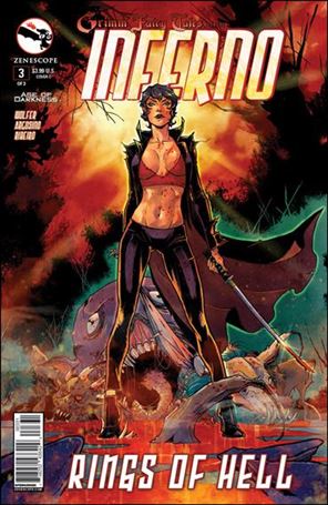 Grimm Fairy Tales Presents Inferno: Rings of Hell issue 3-C Tina Valentino Cover