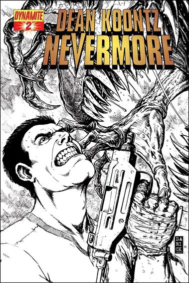 Dean Koontz's Nevermore issue 2-D Darick Robertson 1:10 B&W Cover