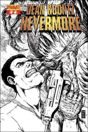 Dean Koontz's Nevermore issue 2-D Darick Robertson 1:10 B&W Cover