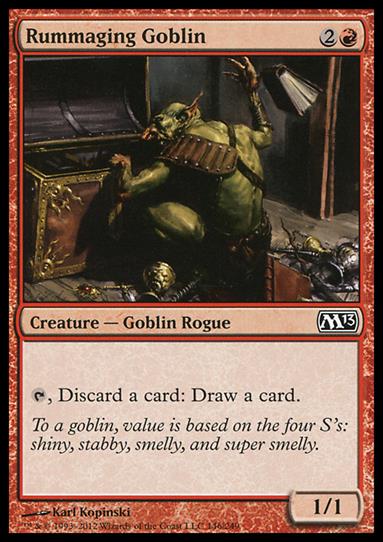 Magic the Gathering: 2013 Core Set (Base Set) card 146 Rummaging Goblin