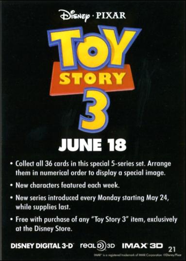 Toy Story 3 (Promo) card 21