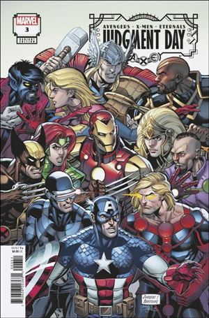 A.X.E.: Judgment Day issue 3-E Dan Jurgens Cover