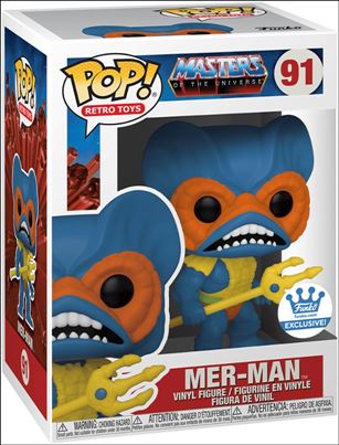POP! Retro Toys figure 91 Mer-Man (Blue) Funko Shop Exclusive