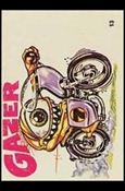 Silly Cycles (Base Set) card 13-B Gazer  (Fan Art on Back)