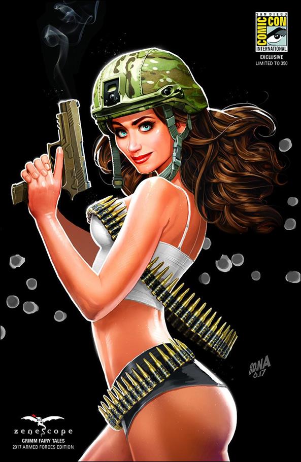 Grimm Fairy Tales: Armed Forces Edition issue 2017-E David Nakayama San Diego Comic-Con Cover 1/350