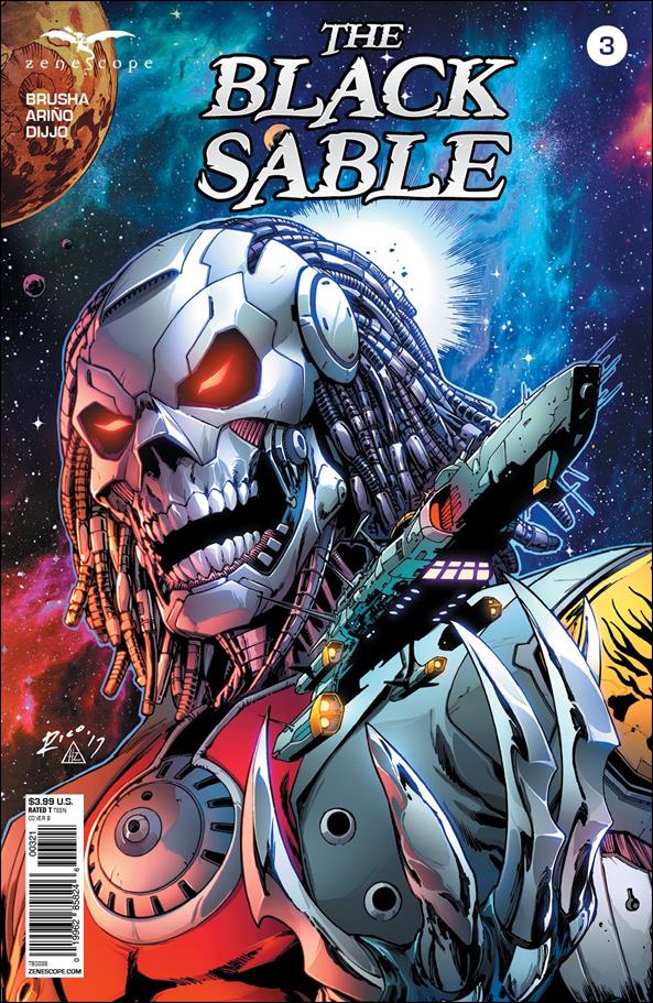 Black Sable issue 3-B Ian Richardson Cover