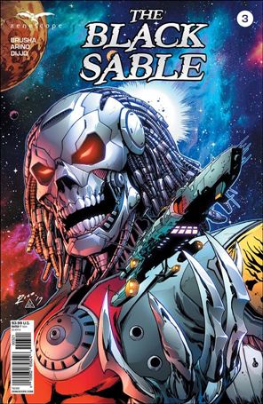 Black Sable issue 3-B Ian Richardson Cover