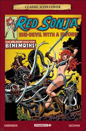 Red Sonja (2023) issue 7-G Frank Thorne 1:10 Classic Icon Cover