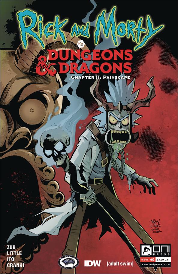 Rick and Morty vs Dungeons & Dragons Chapter II: Painscape issue 2 Troy Little Cover