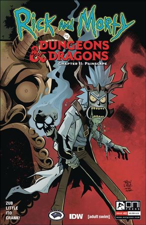 Rick and Morty vs Dungeons & Dragons Chapter II: Painscape issue 2 Troy Little Cover