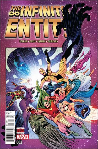 Infinity Entity  issue 3 Alan Davis Cover