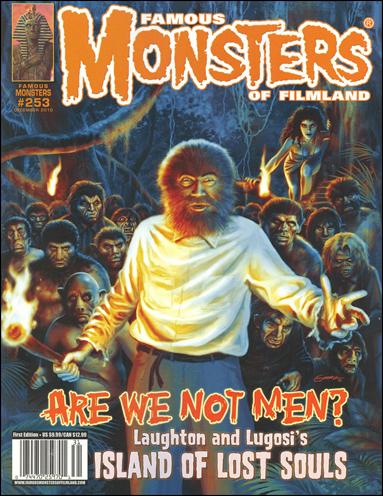 Famous Monsters of Filmland issue 253 Island of Lost Souls Cover