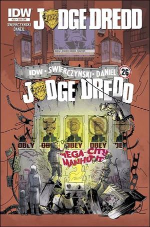 Judge Dredd (2012) issue 26-B Mark Torres Subscription Cover