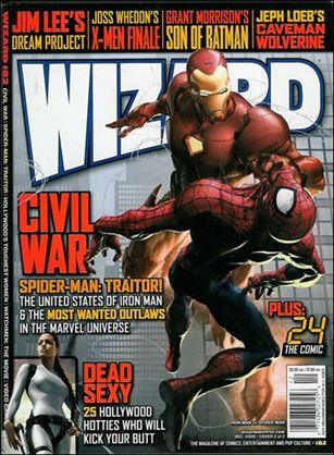 Wizard: The Magazine of Comics, Entertainment and Pop Culture issue 182-B Civil War Cover
