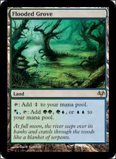 Magic the Gathering: Eventide (Base Set) card 177 Flooded Grove