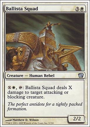 Magic the Gathering: 9th Edition (Base Set) card 5 Ballista Squad