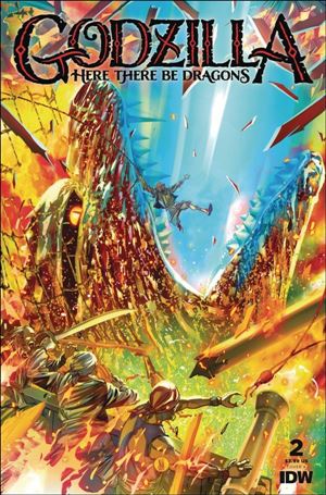 Godzilla: Here There be Dragons issue 2 Inaki Miranda Cover