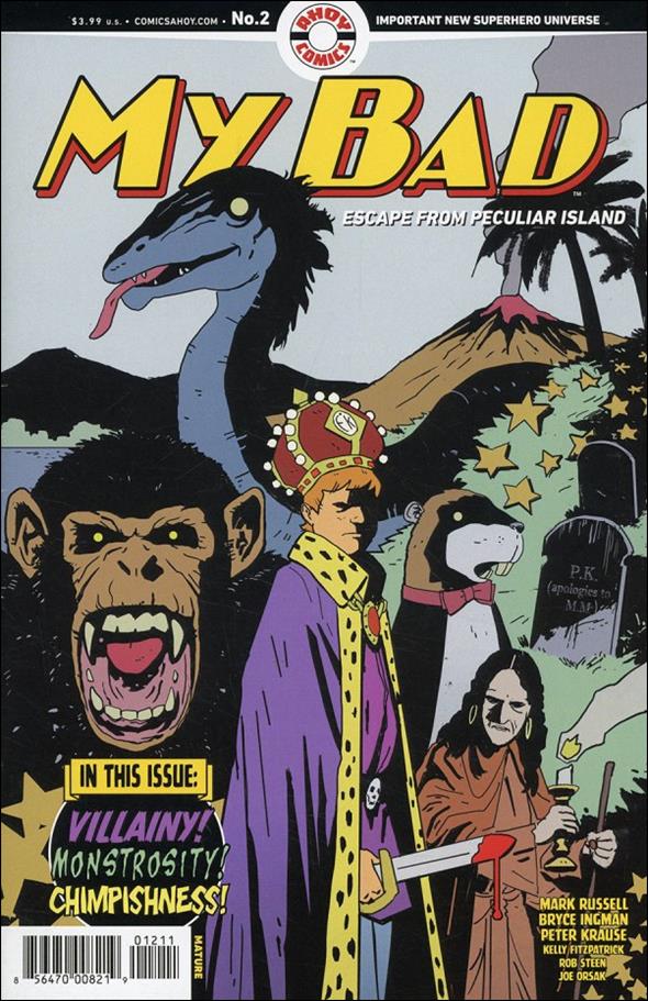 My Bad: Escape from Peculiar Island issue 2 Peter Krause Cover