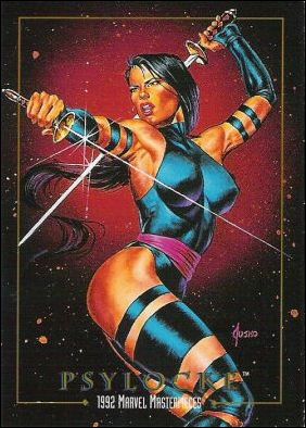 1992 Marvel Masterpieces (Base Set) card 65 Psylocke