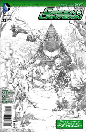 Green Lantern (2011) issue 23-D Rags Morales 1:25 Connecting Sketch Cover