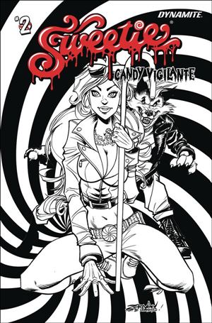 Sweetie Candy Vigilante (2022) issue 2-I Jeff Zornow 1:7 FOC Black and White Cover