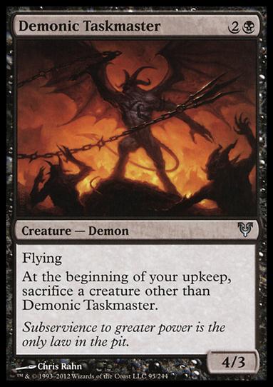 Magic the Gathering: Avacyn Restored (Base Set) card 95 Demonic Taskmaster