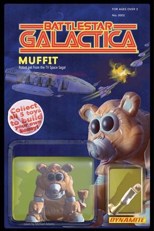 Battlestar Galactica (Classic) (2016) issue 2-B Michael Adams Action Figure Cover