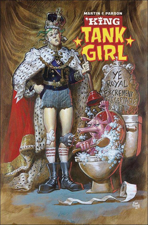 'King Tank Girl issue 1-B Eric Powell Cardstock Cover