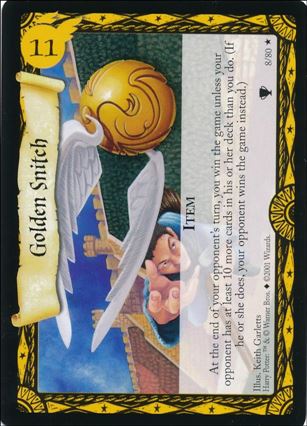 Harry Potter: Quidditch Cup (Base Set) card 8 Golden Snitch