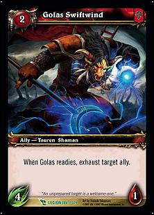 World of Warcraft: March of the Legion (Base Set) card 184 Golas Swiftwind