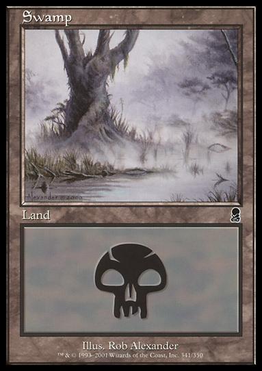 Magic the Gathering: Odyssey (Base Set) card 341 Swamp