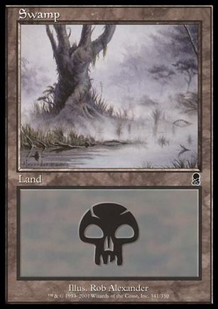 Magic the Gathering: Odyssey (Base Set) card 341 Swamp