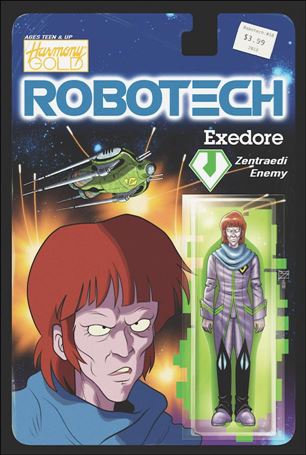 Robotech (2017) issue 10-B Blair Shedd Action Figure Cover