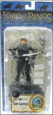 Lord of the Rings (Trilogy) figure 68 Sam Gamgee (Orc Armor) w/ Electronic Sound Base