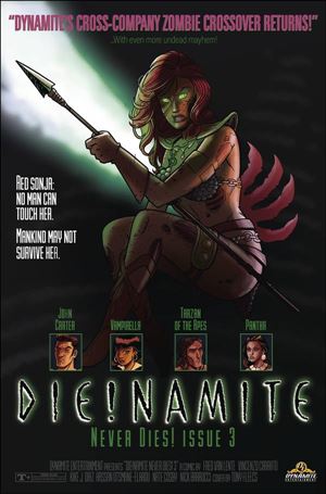 Die!namite Never Dies issue 3 Tony Fleecs Cover