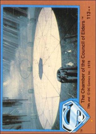 Superman (Movie) Series 2 (Base Set) card 113 The Chamber of the Council of Elders