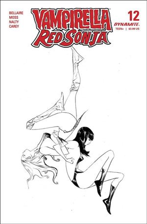 Vampirella / Red Sonja issue 12-N Jae Lee 1:21 Black & White Cover