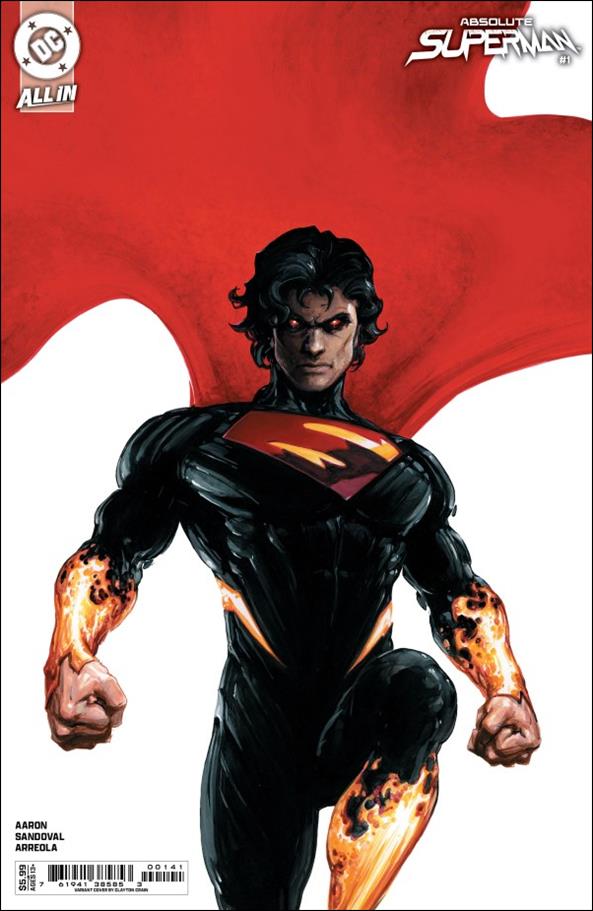 Absolute Superman issue 1-D Clayton Crain Cardstock Cover